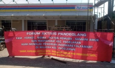 Terlalu Dekat Dengan Pasar Tradisional, Gabungan Aliansi Aktivis  dan Masyarakat Menolak Pendirian Waralaba di Pusat Kota Kecamatan Pagelaran