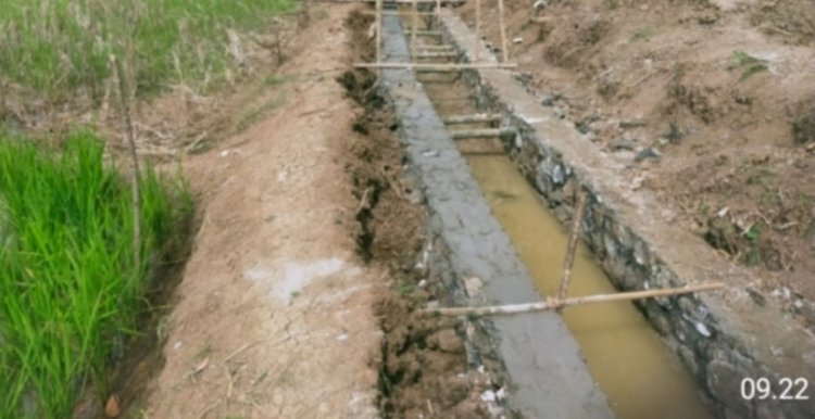 KAP-B Menyoal Dugaan Pembangunan P3A-TGAI Yang Dikerjakan Oleh Kelompok Mitra Banyu Makmur Tani Asal Jadi dan Tidak Sesuai Spek,