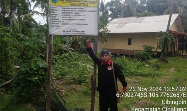 Diduga Oknum Sekdes Merangkap Bendahara Kelompok Tani dan Pengerjaan JAPROD Disinyalir Tumpang Tindih Dengan Jalan Poros Desa.