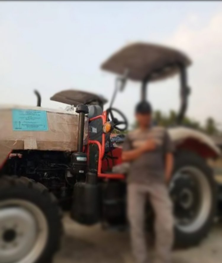 Parah Dua Alsintan Jenis Jonder dan Traktor Infala Diduga Raib Dijual Oleh Oknum Ketua Kelompok Tani.