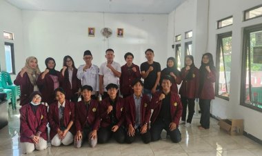 KKM 24 Untirta Berbasis Tematik Literasi, Resmi Diterima PJ. Kepala Desa Dahu Kecamatan Cikedal