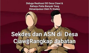 DPC GWI Layangkan Surat Konferensi Pers Ke DPMPD Terkait Rangkap Jabatan Juga Realisasi DD Ciawi  & Rahayu Patia
