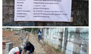 Proyek Paving Blok Didesa Pangkalan Disorot! Kades Dan Camat Kompak Diam, GOWI: Ini Sudah Bukan Diam Ini Tutup Mata