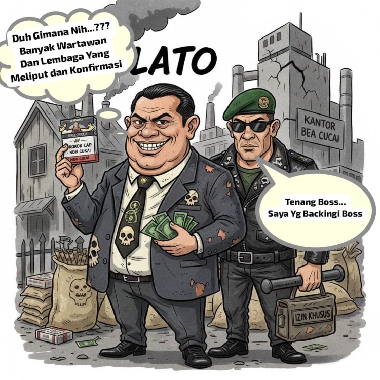 ‎Pengusaha Rokok Ilegal 'Lato' Diduga Kuat Miliki Banyak Beking. Oknum APH Diduga Tutup Mata  ‎