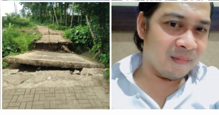 Jembatan Cikoter Amblas, Akses Vital Penghubung Desa Jiput–Salap Raya Terputus, Warga Minta Pemerintah Segera Bertindak