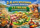 Banten Di Serbu 2,4 Juta Wisatawan, Perputaran Ekonomi Di Perkirakan Tembus 1,2 Triliun  ‎  ‎