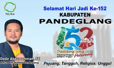 BPC HIPKA Pandeglang, Sampaikan Selamat Hari Jadi Kabupaten Pandeglang Ke-152