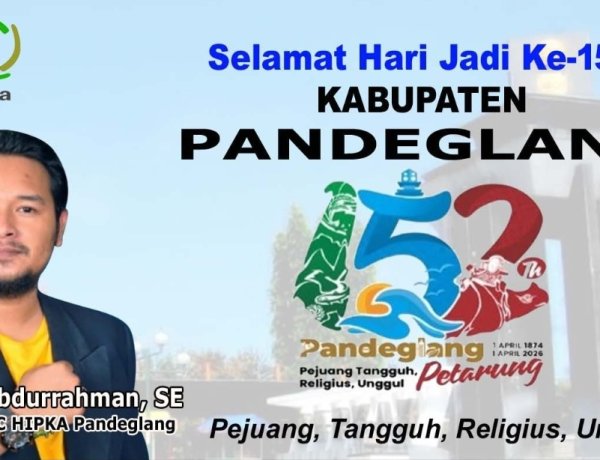 BPC HIPKA Pandeglang, Sampaikan Selamat Hari Jadi Kabupaten Pandeglang Ke-152