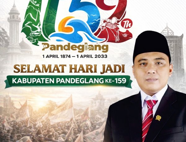 ‎DPRD Kab. Pandeglang Ade Muamar, SE dari Fraksi Partai Kebangkitan Bangsa Sampaikan Ucapan Selamat HUT ke-152 Kabupaten Pandeglang  ‎