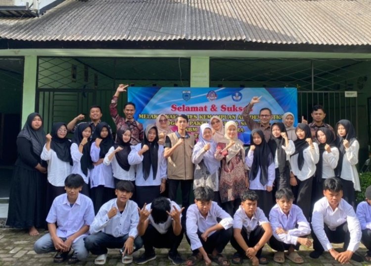 Untuk Menilai Hasil Belajar Siswa Pendidikan Kesetaran,  PKBM Sinarlentera Majasari Laksanakan TKA Tahun 2026,
