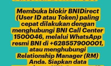 Cara mengatasi bnidirect terblokir