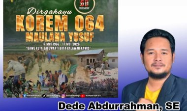 Momentum HUT ke-60, Ketua BPC HIPKA Pandeglang Apresiasi Dedikasi Korem 064/Maulana Yusuf untuk NKRI  ‎