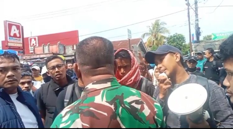 ‎Aksi Damai Forum KDKMP di Mutiara Carita Berujung Ricuh, Massa Soroti Transparansi Program