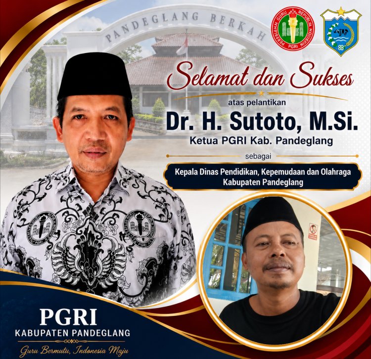 Keluarga Besar dimensipost.com Ucapkan Selamat atas Pelantikan Dr. H. Sutoto, M.Si sebagai Kepala Dinas Pendidikan Kabupaten Pandeglang  ‎