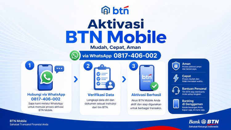 Cara Buka Blokir Bale By BTN Mobile WhatsApp 0817.406.002