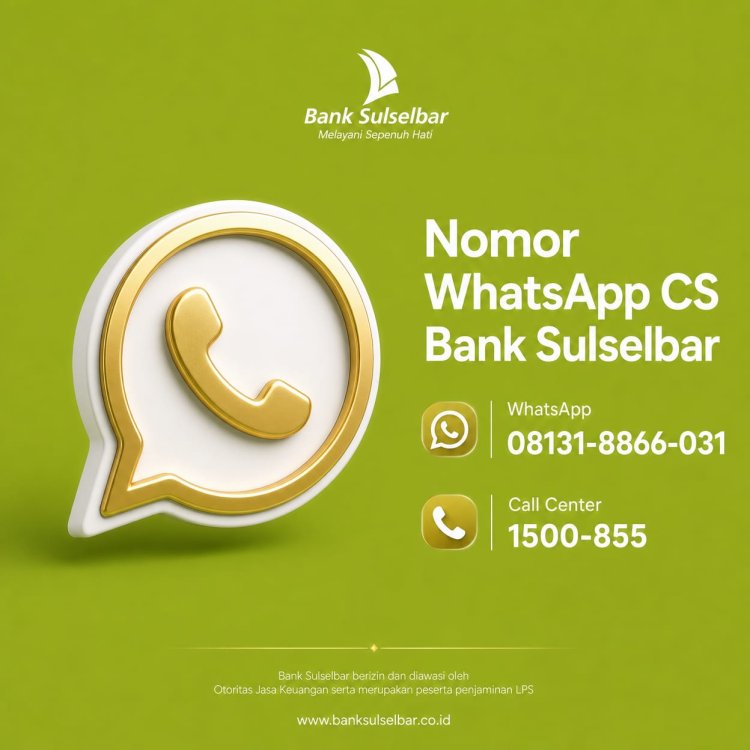 Cara buka Blokir Bank Sulselbar PIN transaksi Terblokir Wa:081318866031