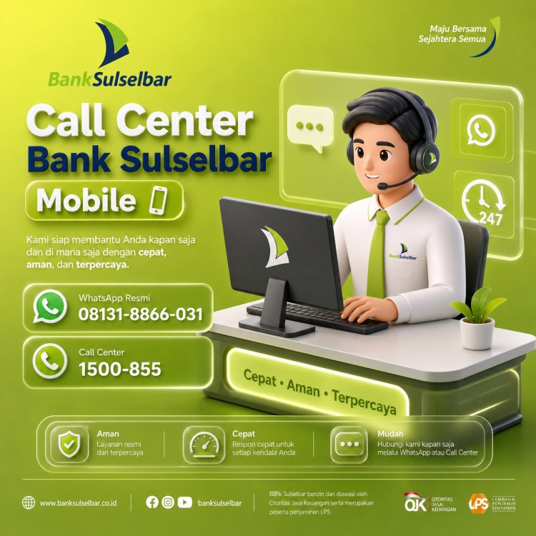 Nomor Wa Pusat Bantuan Bank Sulselbar 081318866031