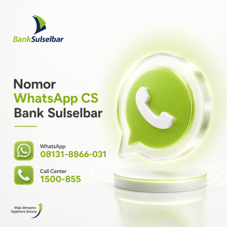 Nomor WA Bantuan Bank Sulselbar 081318866031