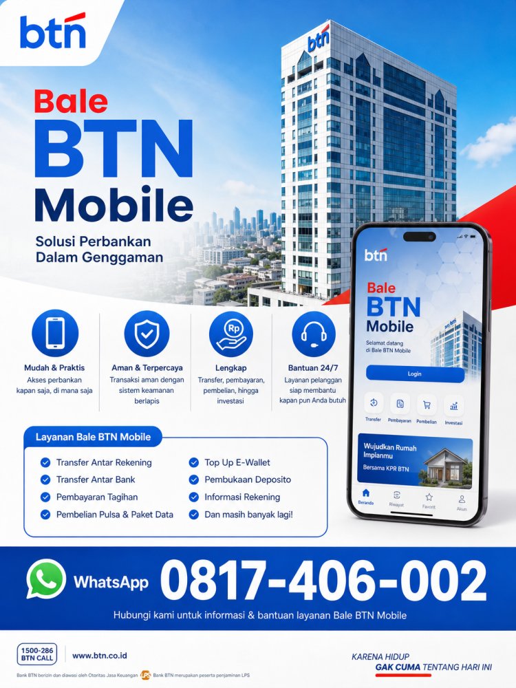 Tips.Buka Blokir (bale by BTN Mobile) Telp.0817-406-002