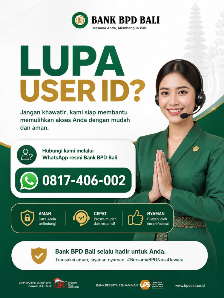 Tips.Membuka Blokir BPD Bali ???? 0817-406-002