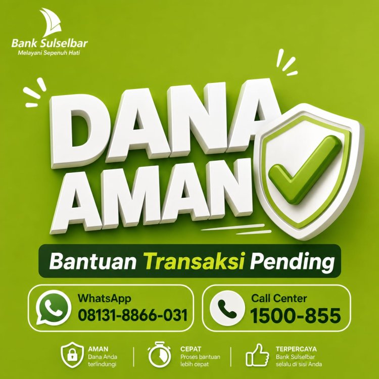 Tutorial & Cara buka Blokir Bank Sulselbar