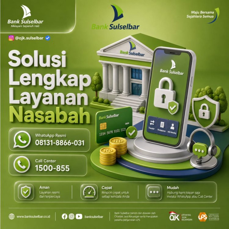 Berikut ini" Cara pembukaan Blokir Bank Sulselbar