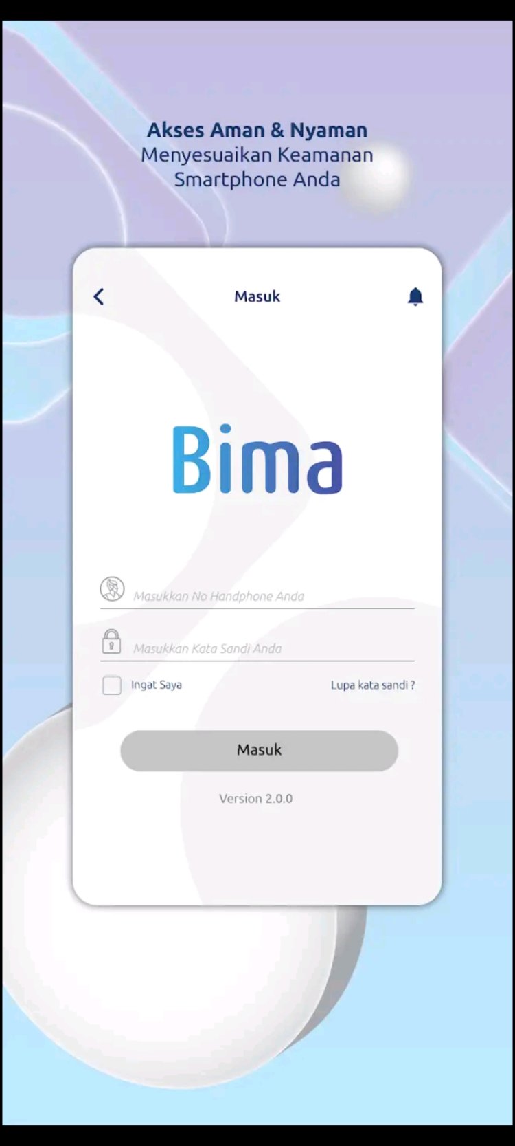 Cara buka blokir BIMA Mobile by Bank Jateng