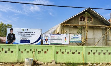 Penggunaan Bata Ringan pada Proyek Revitalisasi SMP IT Assalam Picung Dipastikan Sesuai Ketentuan  ‎