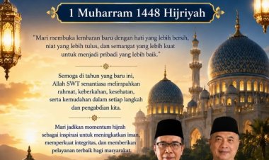 Keluarga Besar BKPSDM Kabupaten Pandeglang mengucapkan Selamat Tahun Baru Islam 1448 H.