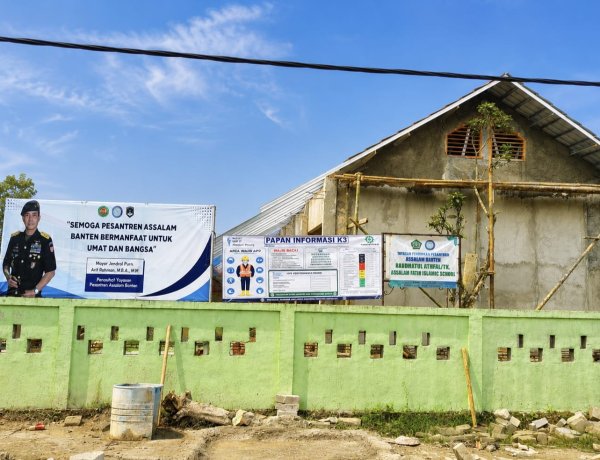 Penggunaan Bata Ringan pada Proyek Revitalisasi SMP IT Assalam Picung Dipastikan Sesuai Ketentuan  ‎
