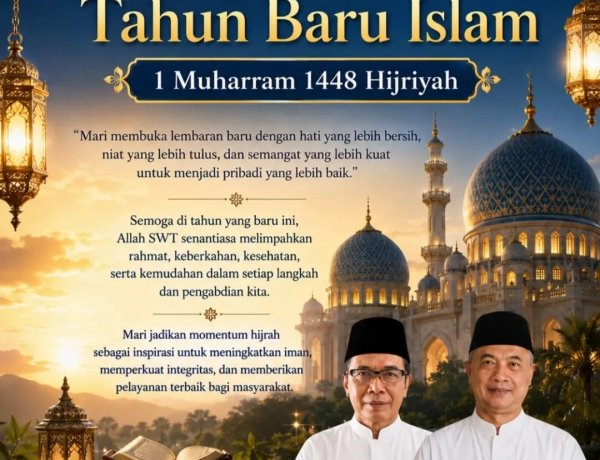 Keluarga Besar BKPSDM Kabupaten Pandeglang mengucapkan Selamat Tahun Baru Islam 1448 H.