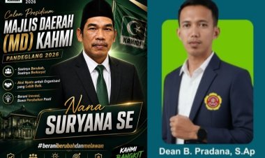 Nana Suryana (Gatuel) Terpilih Sebagai Presidium MD KAHMI Pandeglang Pada Musda IV, Bendahara Karang Taruna Pandeglang Dean Bayu Pradana Sampaikan Selamat