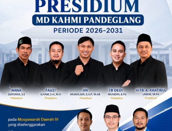 Berjalan Dengan Sukses Musda IV MD KAHMI Pandeglang, DPD KNPI Sampaikan Selamat Kepada 5 Presidium Terpilih