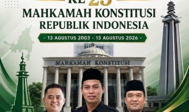 Pengrus PW GPII Banten Sampaikan Selamat HUT Mahkamah Konstitusi RI ke-23, Peradilan Merdeka Menjadi Pilar Tegaknya Keadilan