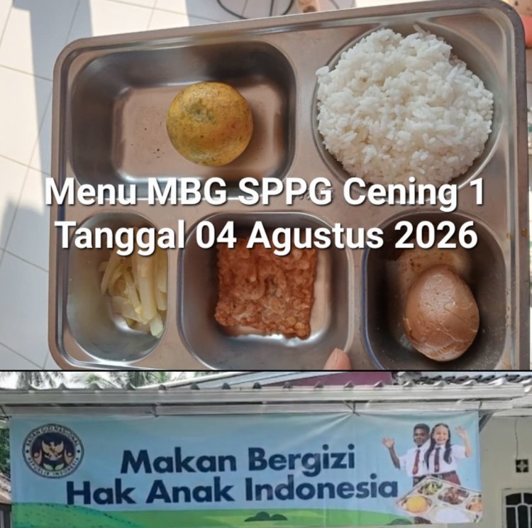 Menu Diduga Tidak Sesuai,  DPP PERRA Nusantara Minta BGN dan Satgas MBG Pandeglang Periksa Kelayakan SPPG Cening 01 Cikedal