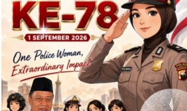 Sekjen DPP APDESI Merah Putih, UHADI, SH Sampaikan Selamat HUT Polisi Wanita Ke-78, Pada 1 September 2026