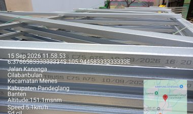 ‎Material Rangka Baja Revitalisasi SDN Cilabanbulan 2 Dipertanyakan, Publik Minta Dinas Pendidikan dan Konsultan Buka Spesifikasi  ‎