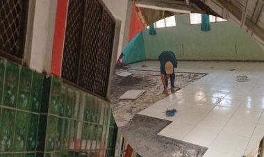 Keramik Lama Ditimpa dan Pekerjaan Diduga Tidak Sesuai Juknis, DPC AMIRA Menyoal Pekerjaan Program Revitalisasi SDN Pasirpanjang 02 Picung
