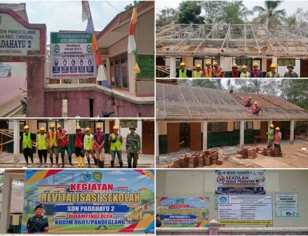 Masyarakat Setempat ‎Program Revitalisasi SDN Padahayu 2 Cikedal Mulai Berjalan, Warga Lokal Dilibatkan