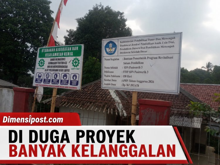Revitalisasi SDN Pasireurih 3 Pandeglang Disorot, Anggaran Rp867 Juta Diduga Dikerjakan Pihak Ketiga  ‎