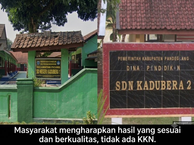 Dapatkan Anggaran Revitalisasi Kementerian, Pembangunan Dua SD di Kadubera Wajib Swakelola ‎