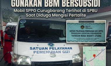 ‎Kendaraan Operasional SPPG Curugbarang Diduga Gunakan BBM Bersubsidi, SPBU 34.422.08 Cimanuk Diminta Diperiksa  ‎
