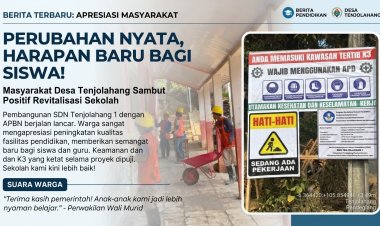 Program Revitalisasi SDN Tenjolahang 1 Disambut Antusias, Masyarakat Apresiasi Peningkatan Sarana Pendidikan  ‎