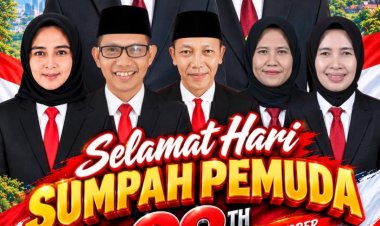 Keluarga Besar BKPSDM Pandeglang Sampaikan Selamat Hari Sumpah Pemuda Ke-98, "Patriot, Gigih, Berempati, Pemuda Untuk Indonesia"