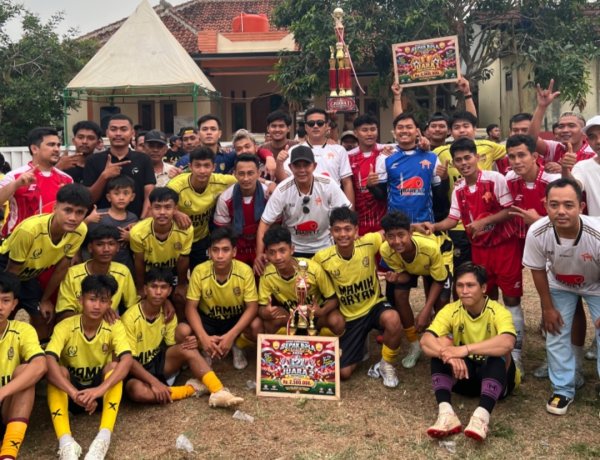 Persik CUP 2026, Di Kampung Kubang Desa Surakarta Keluar Juara 1 Tim Sepak Bola Mintra Niaga