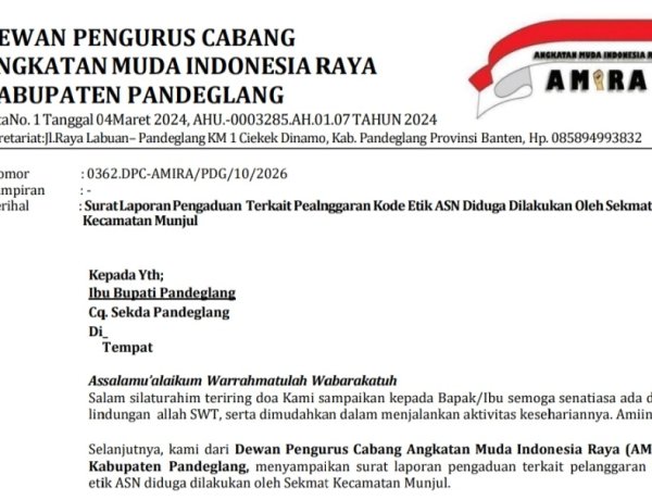 Beredar Kabar Dimasyarakat, Sekmat Munjul Jarang Masuk Kantor, Bupati Diminta Lakukan Pemeriksaan