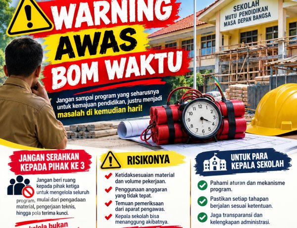 Program Revitalisasi Sekolah di Pandeglang: Kepala Sekolah Jangan Terjebak Praktik Swakelola Formalitas, Pihak Ketiga Jangan Ambil Alih!  ‎