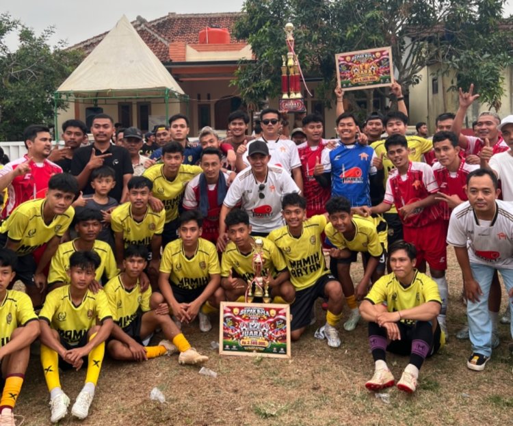Persik CUP 2026, Di Kampung Kubang Desa Surakarta Keluar Juara 1 Tim Sepak Bola Mintra Niaga